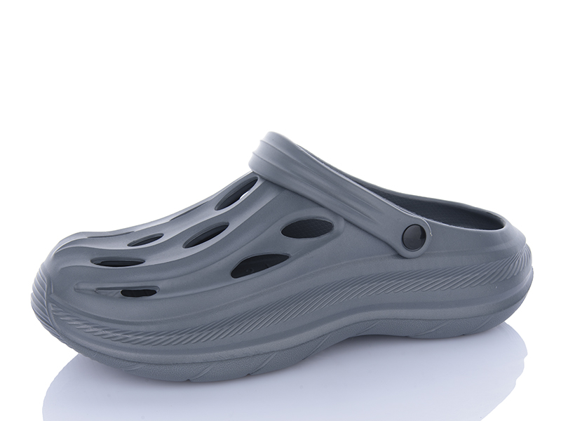 Кроксы Alimama (40-45) 802 grey (лето)
