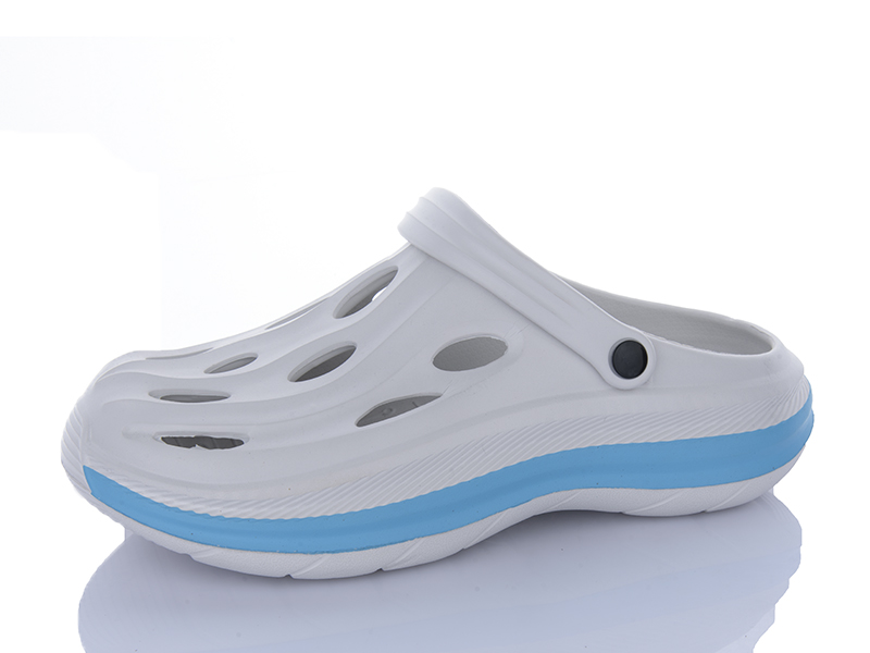 Кроксы Alimama (40-45) 802 grey-blue (лето)