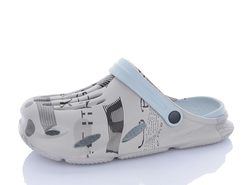 Кроксы Alimama (40-45) 803 grey (лето)