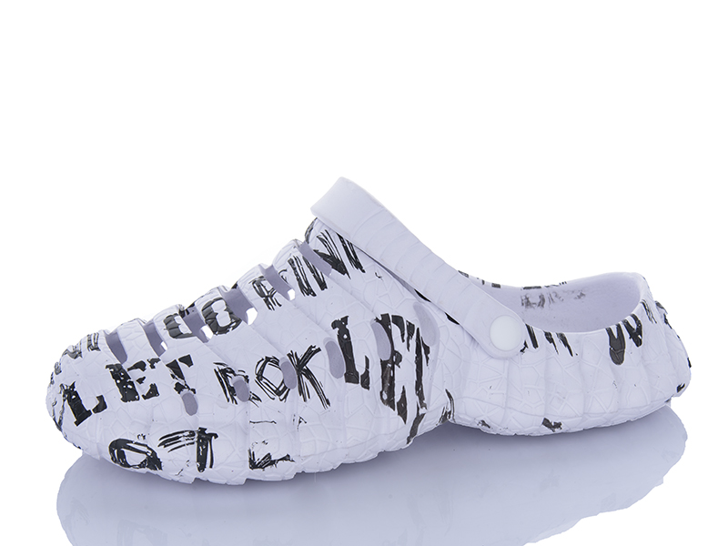 Кроксы Alimama (40-45) 804 white (лето)