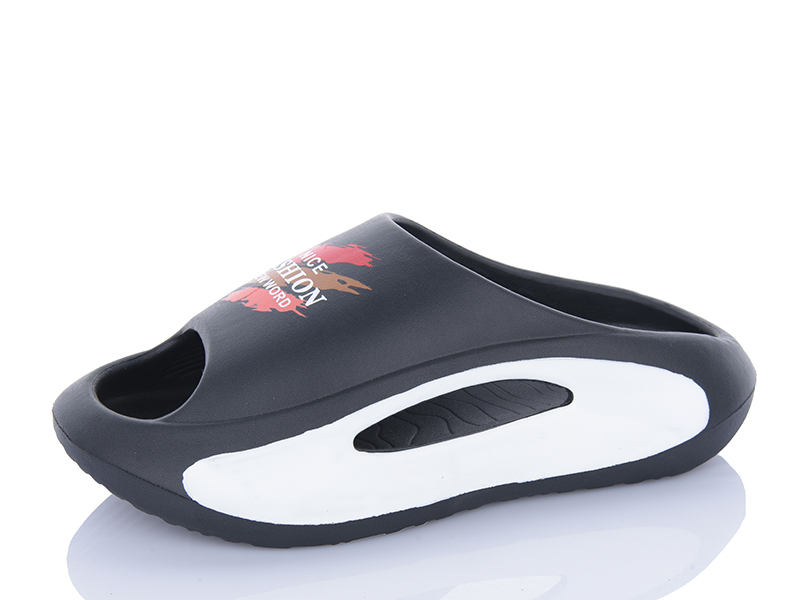 Шлепанцы Alimama (40-45) 805 black (лето)