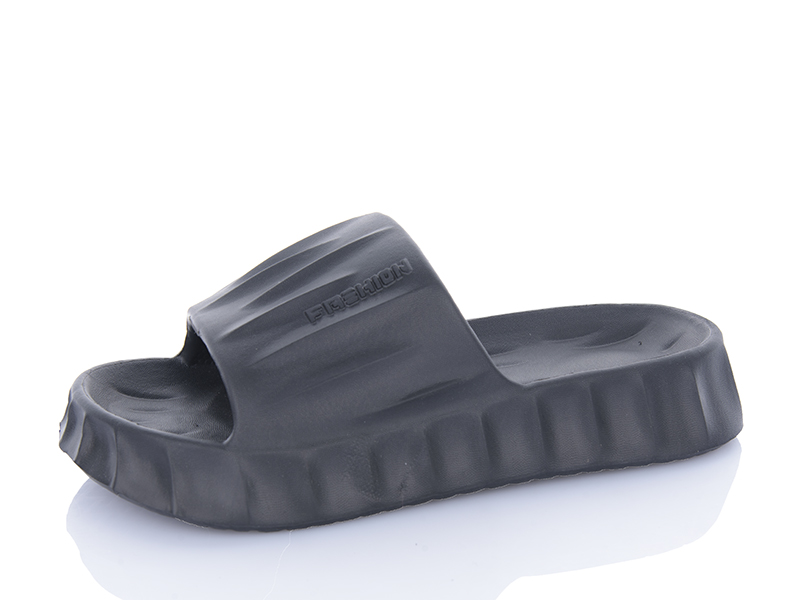Шлепанцы Alimama (36-41) 812 black (лето)