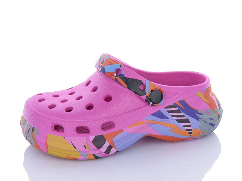 Кроксы Alimama (30-35) 817 pink (лето)
