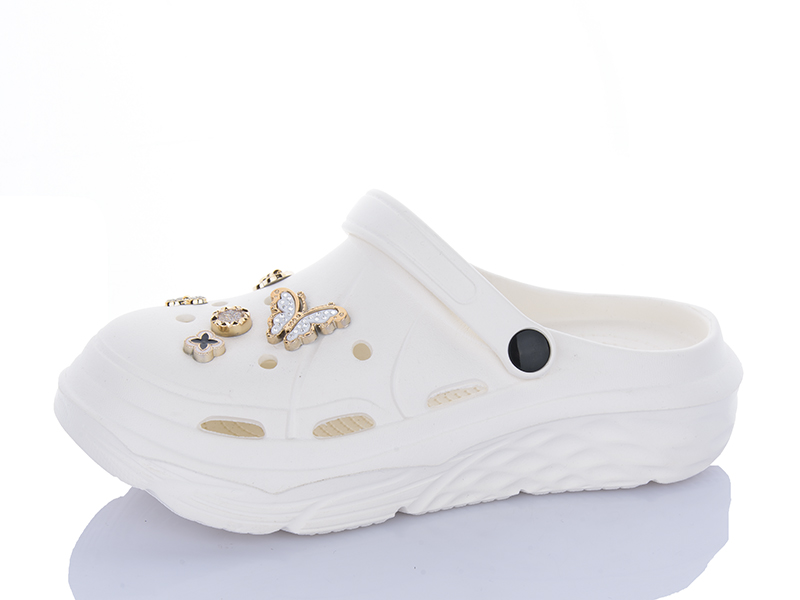 Кроксы Alimama (36-41) 818 beige (лето)