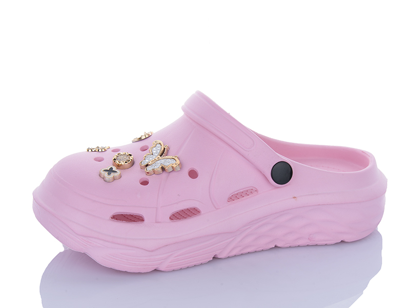 Кроксы Alimama (36-41) 818 pink (лето)