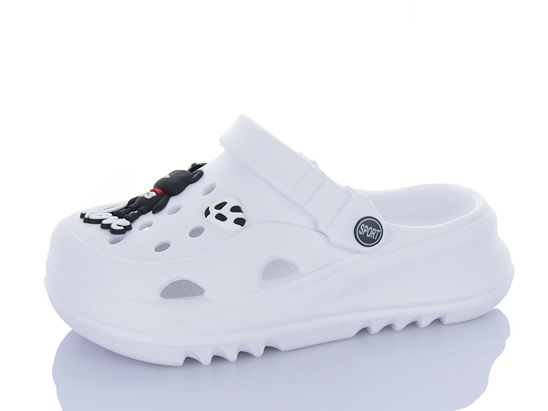 Кроксы Alimama (36-41) 820 white (лето)