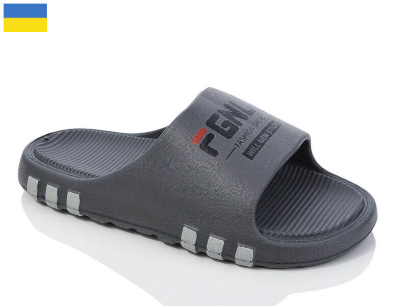 Шлепанцы DeMur (36-41) DS710 сірий (лето)