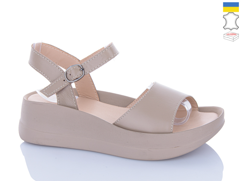 Босоножки Sali (37-41) 508-25 капучино кап-п. (лето)