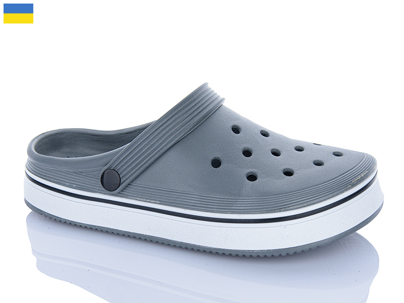 Кроксы Inblu (36-41) 4001 сірий (лето)