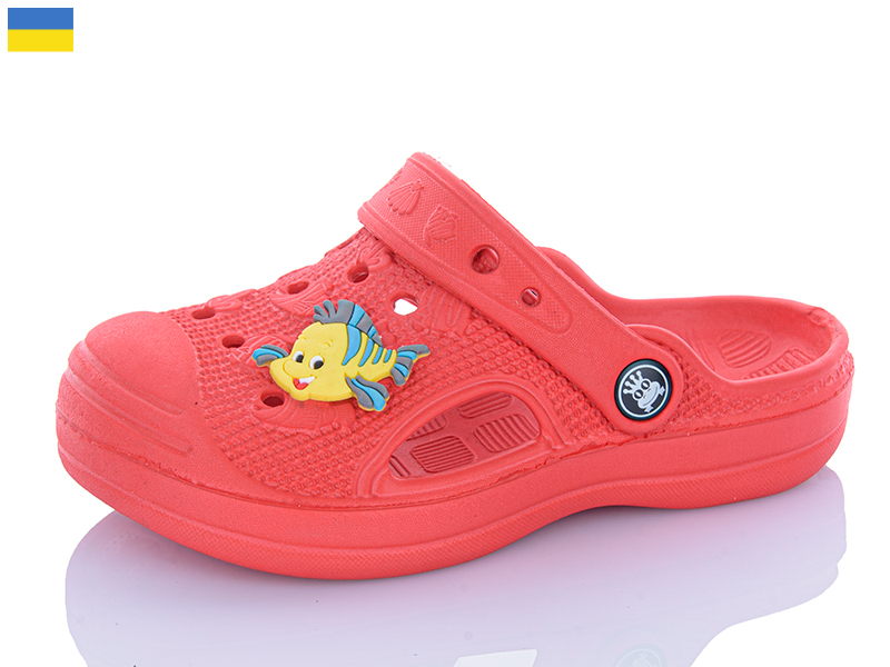 Кроксы ALEX M&L (24-33) 777 червоний (лето)