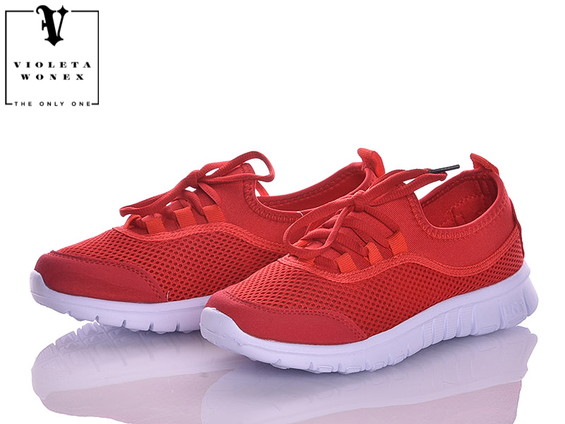 Кроссовки VIOLETA (36-41) 33-12 red (деми)