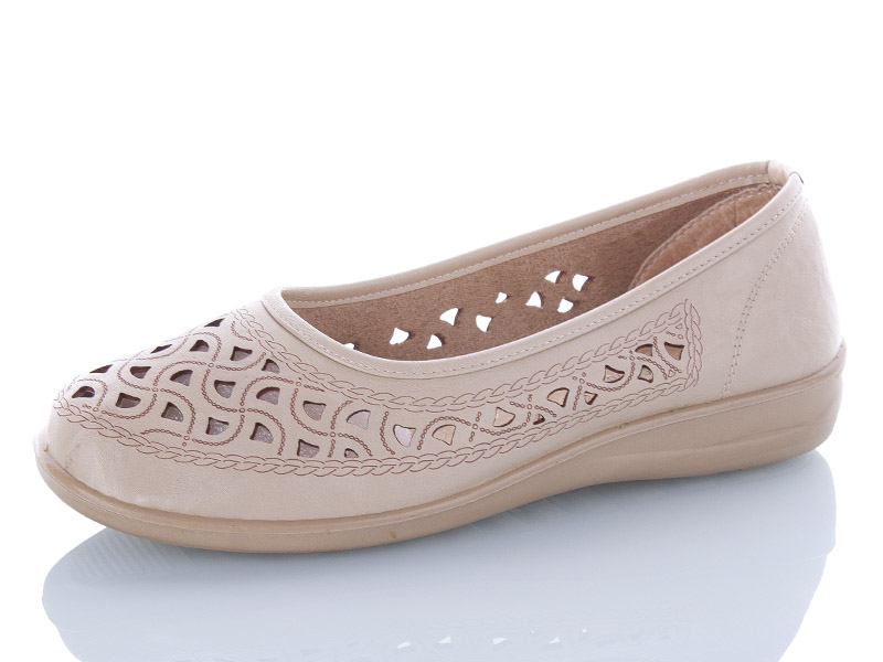 Туфли Yuemingzu (37-43) 211 beige-old-1 (лето)