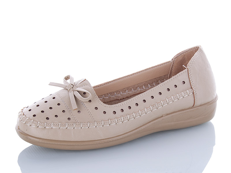 Туфли Yuemingzu (37-43) 510 beige-old-1 (лето)