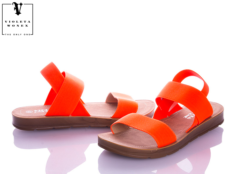 Босоножки VIOLETA (36-41) 8-302 orange (лето)