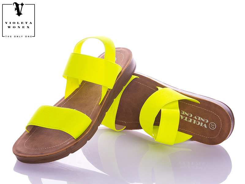 Босоножки VIOLETA (36-41) 8-302 yellow (лето)