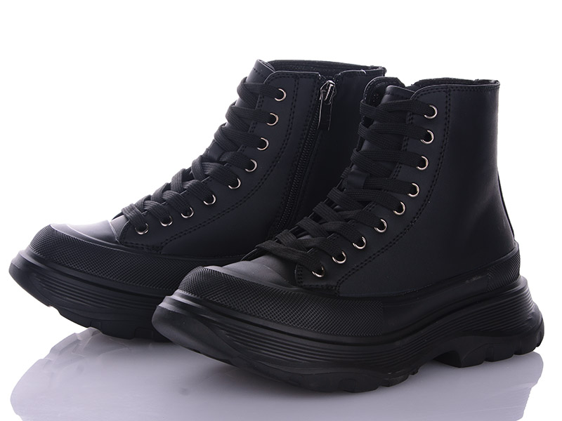 Ботинки VIOLETA (36-41) 166-31 black-black (деми)