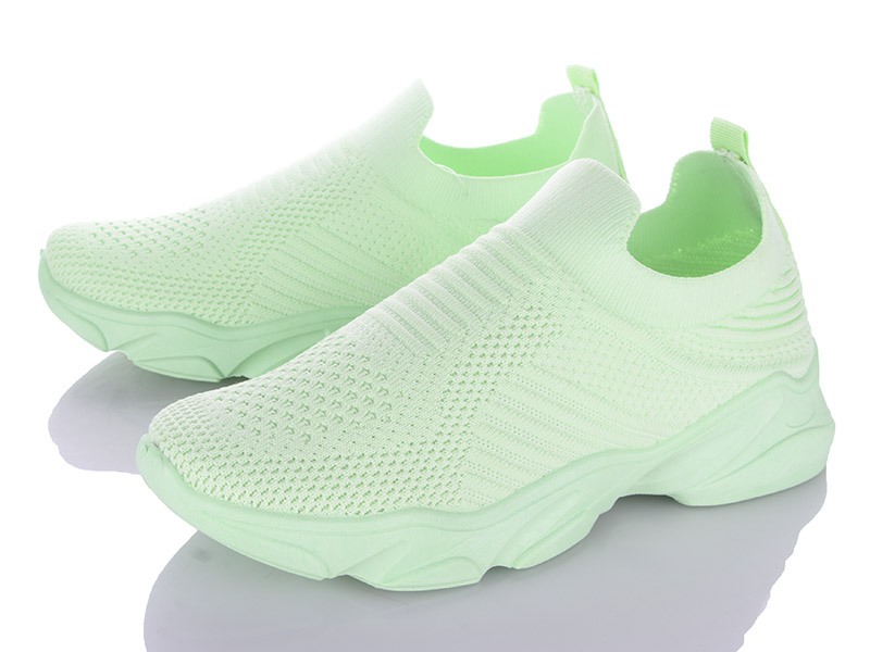 Кроссовки VIOLETA (36-41) 45-52 l.green (лето)