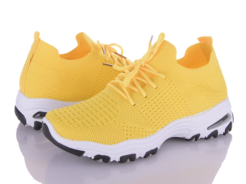 Кроссовки VIOLETA (36-41) 45-73 yellow (лето)