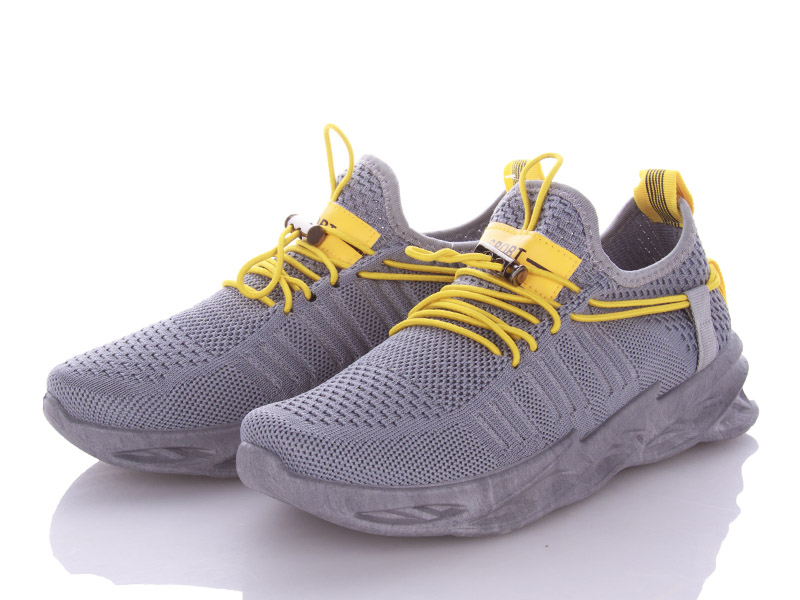 Кроссовки VIOLETA (36-41) 45-77 grey (лето)
