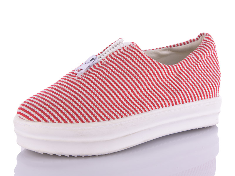 Слипоны Miss Ilonna (35-39) 274  red (деми)