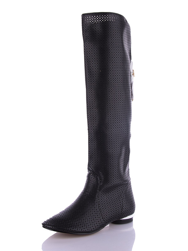 Сапоги Miss Ilonna (36-41) 97 black (лето)