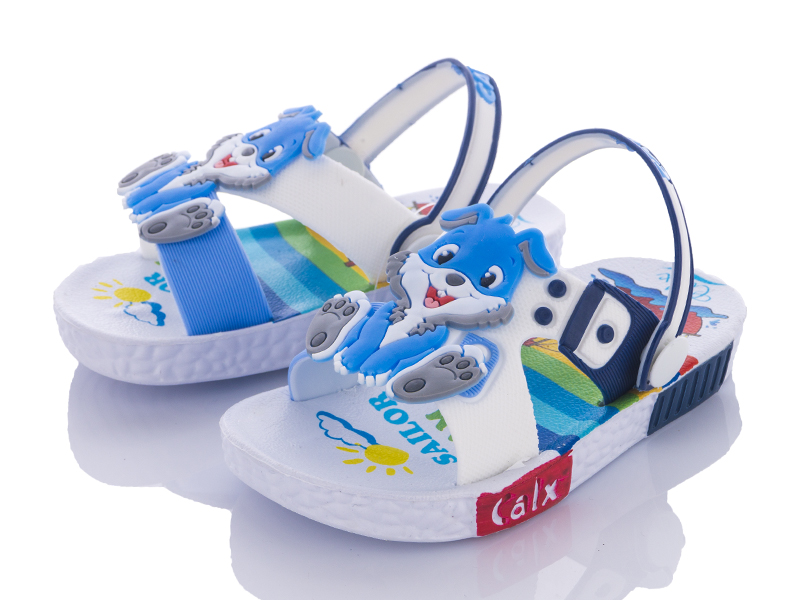 Босоножки VIOLETA (21-24) 11402 blue-red (лето)