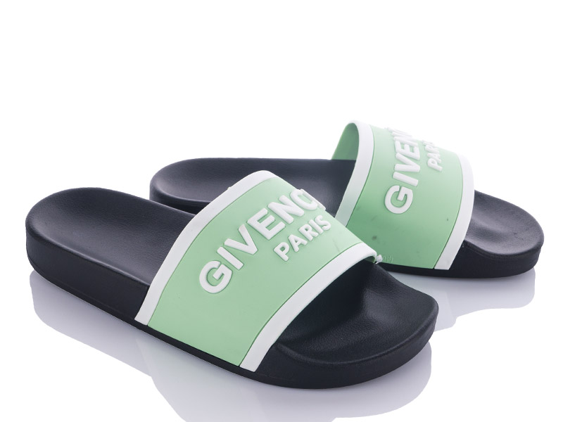 Шлепанцы VIOLETA (36-41) Q110-L30-17 l.green (лето)