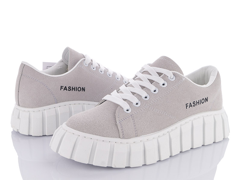 Кроссовки VIOLETA (36-41) 143-13 grey (деми)