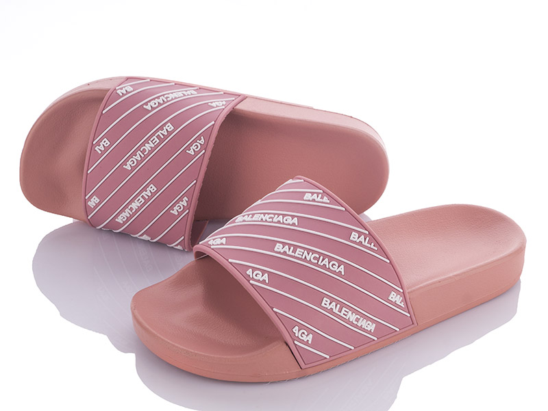 Шлепанцы VIOLETA (36-41) Q115-L33-10 d.pink (лето)