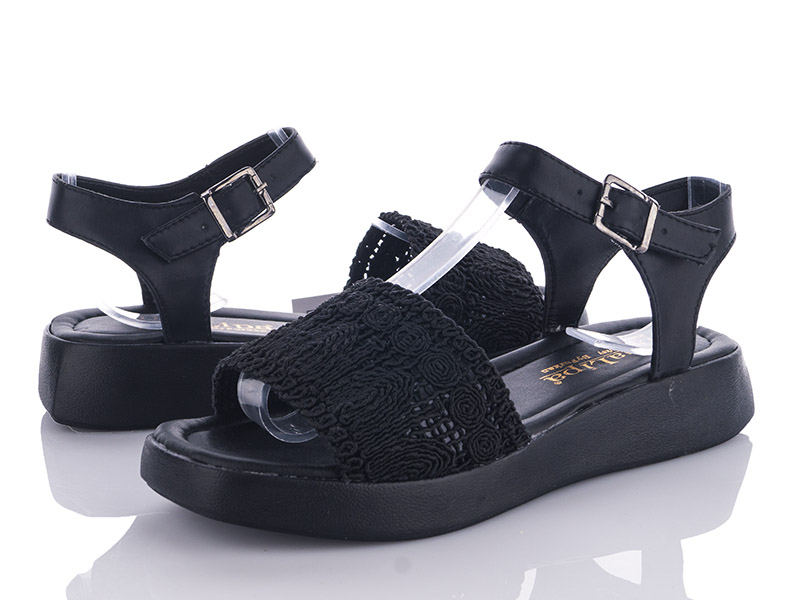 Босоножки VIOLETA (36-40) 15002 black (лето)