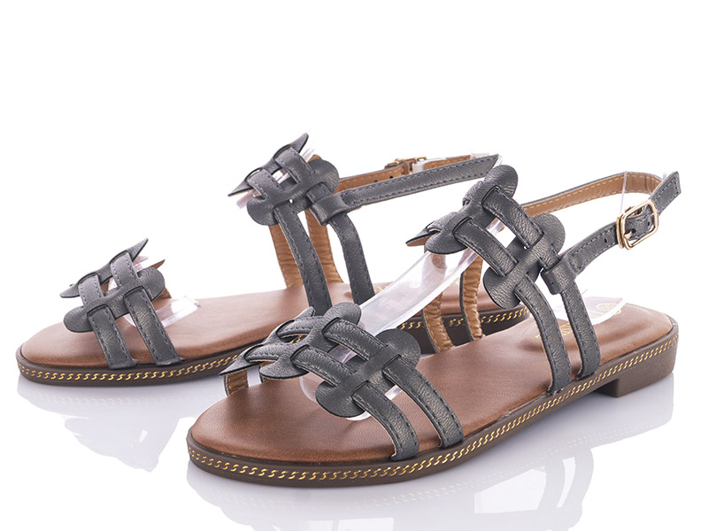 Босоножки Sila (36-41) T221 pewter (лето)