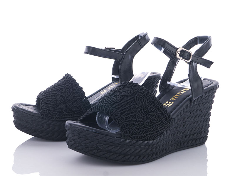Босоножки VIOLETA (36-40) 15004 black (лето)