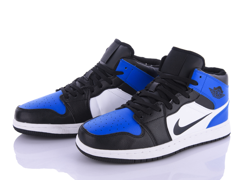 Кроссовки VIOLETA (40-45) 24-133 white-blue (деми)
