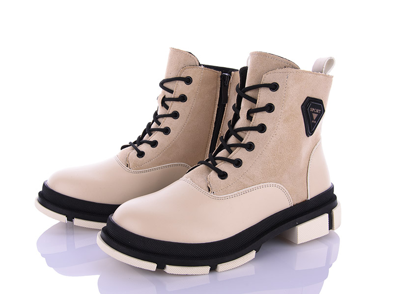 Ботинки VIOLETA (36-41) 197-28 beige (деми)