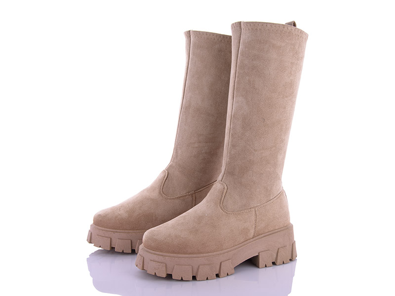 Сапоги VIOLETA (36-41) 20-911 beige (деми)