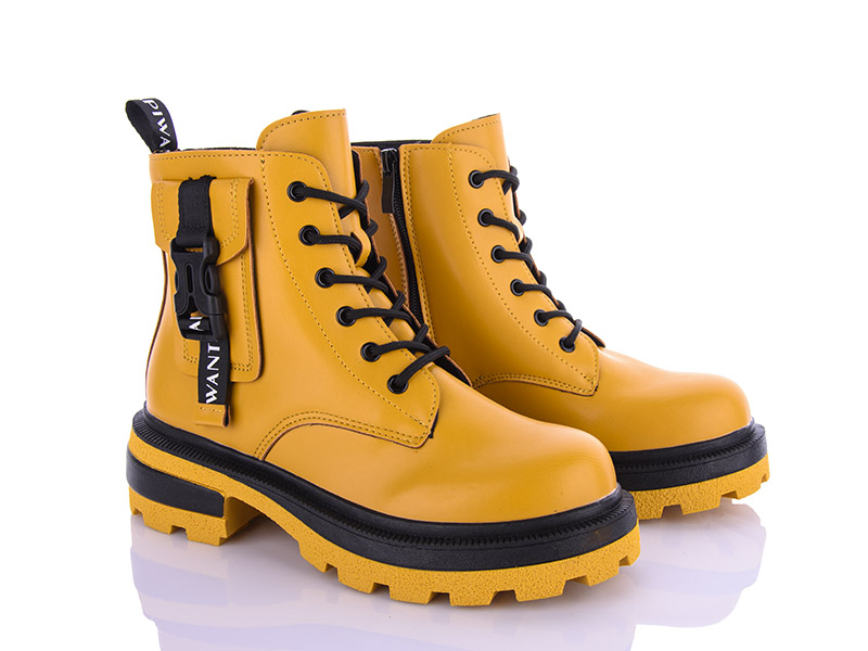 Ботинки VIOLETA (36-41) 197-36 yellow (деми)