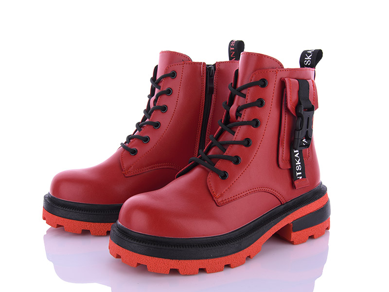 Ботинки VIOLETA (36-41) 197-36 red (деми)