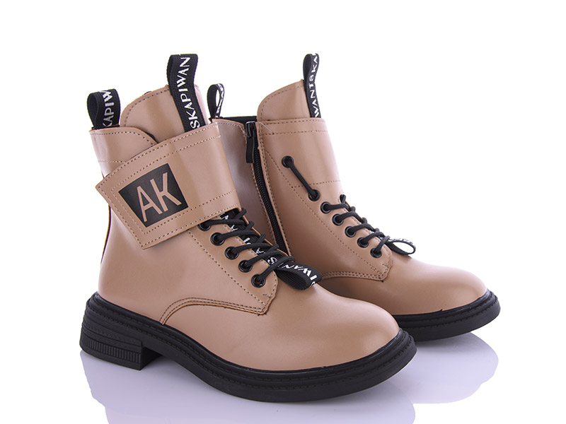 Ботинки VIOLETA (36-41) 197-53 khaki (деми)