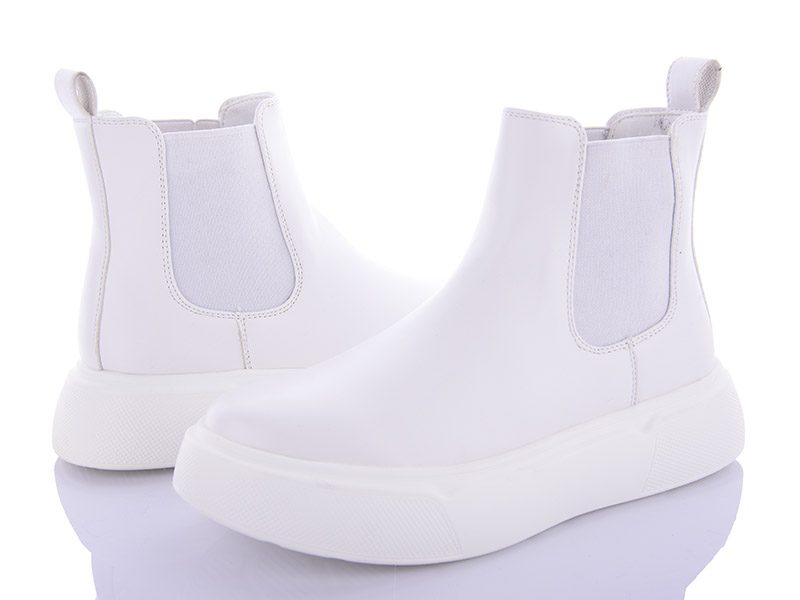 Ботинки VIOLETA (36-41) M6063-2 white (деми)