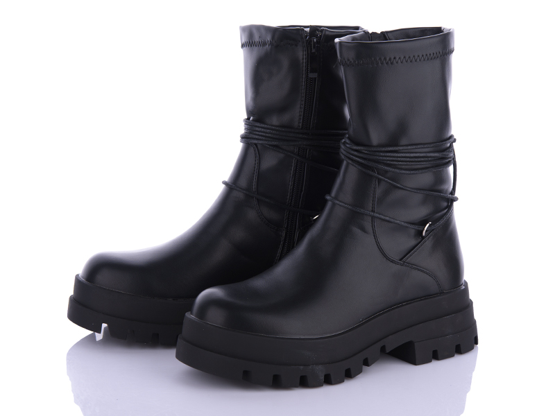 Ботинки VIOLETA (36-41) M605-1 black (деми)