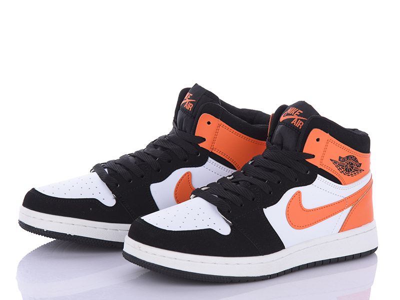 Кроссовки VIOLETA (36-40) 2018B black-orange (деми)