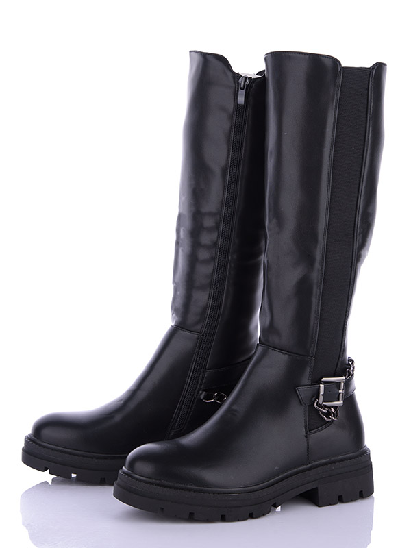 Сапоги VIOLETA (36-41) M732-1 black (деми)