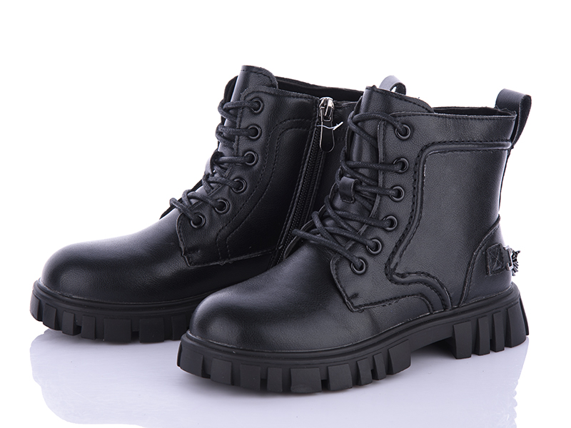 Ботинки VIOLETA (32-37) Y100-0580B black (деми)