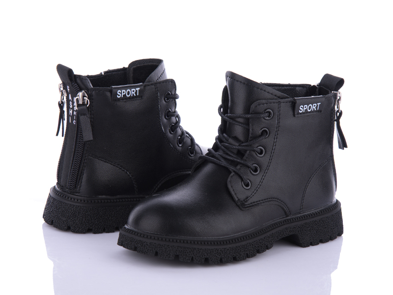 Ботинки VIOLETA (32-37) Y93-0346B black (деми)