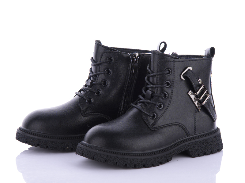 Ботинки VIOLETA (32-37) Y97-0446B black (деми)