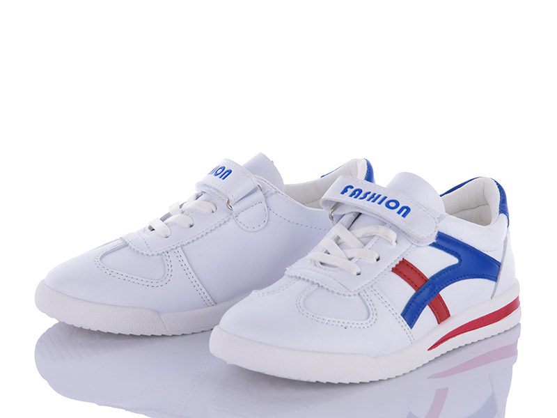Кроссовки VIOLETA (32-37) Y68-A01-1 white-blue (деми)