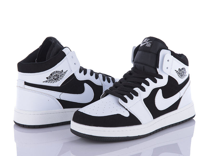 Кроссовки VIOLETA (41-46) 21009-2 black-white (деми)
