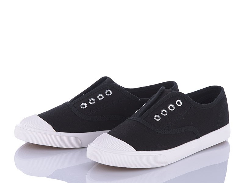 Кеды VIOLETA (36-40) G4 black (деми)