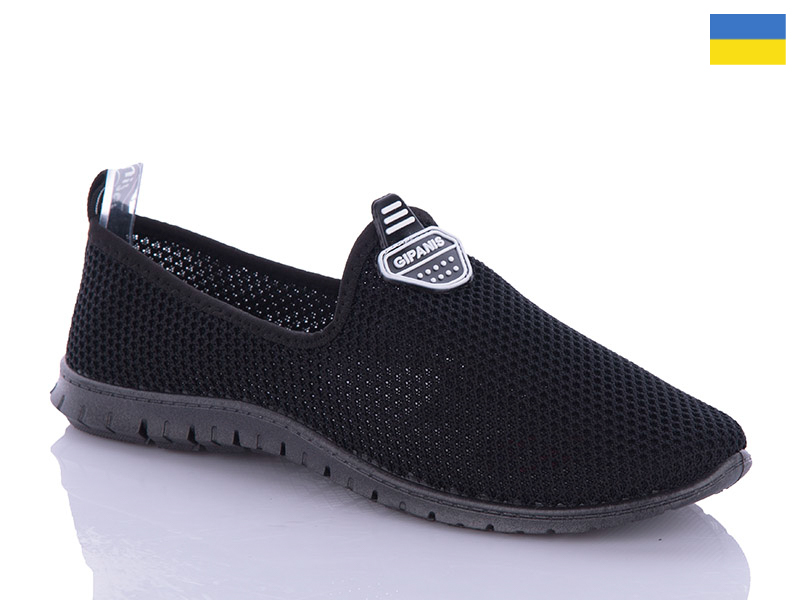 Слипоны RGP (36-40) 536 черный (лето)