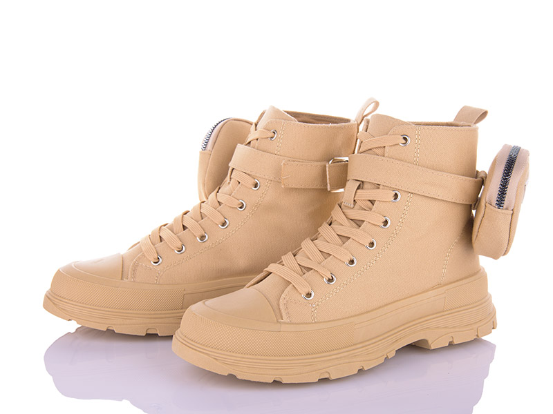 Ботинки VIOLETA (36-41) 20-884-3 khaki (деми)